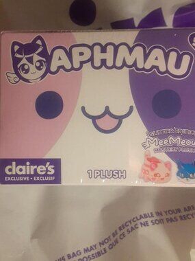 New Aphmau MeeMeows Litter 6 Glitter Edition Claire's exclusive plush, sealed!